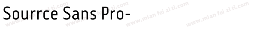 Sourrce Sans Pro字体转换